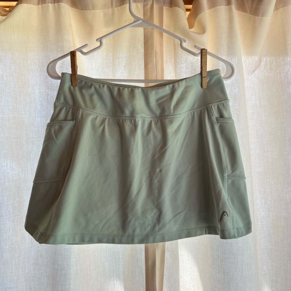 Head Light Green Athletic Skort